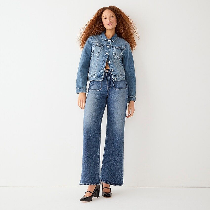 Limited-edition Point Sur sailor patch-pocket jean in Marina wash | J.Crew US