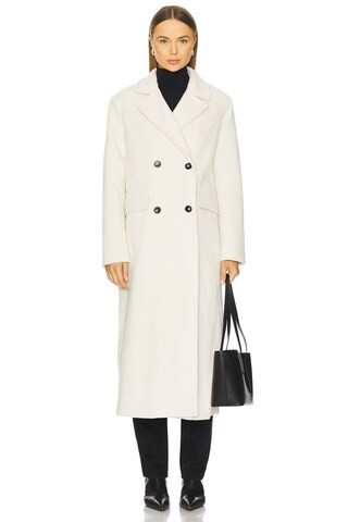 4th & Reckless Melia Coat in Cream from Revolve.com | Revolve Clothing (Global)