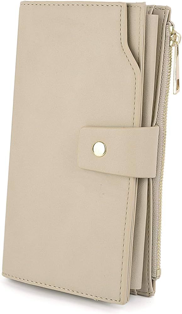 UTO Wallets for Women Wristlet RFID Large Capacity PU Leather Clutch Card Holder Organizer Ladies... | Amazon (US)
