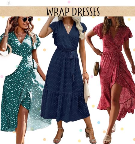 Wrap dresses
I’m always looking for feminine, age appropriate dresses (that are cute) 
Work dresses
Wrap dresses

#LTKunder100 #LTKworkwear #LTKunder50