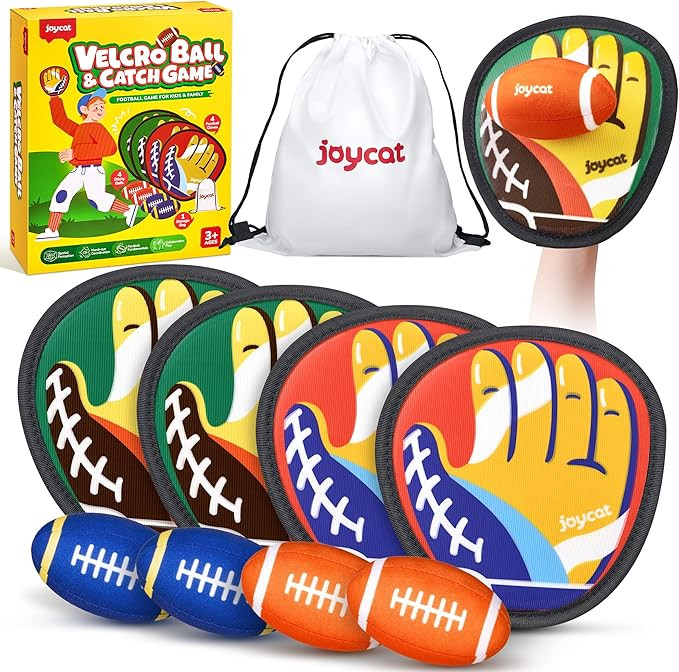 JoyCat Toss and Catch Ball Game Set,Kids Toddler Baseball Glove,Beach Yard Games,Sports&Outdoor K... | Amazon (US)