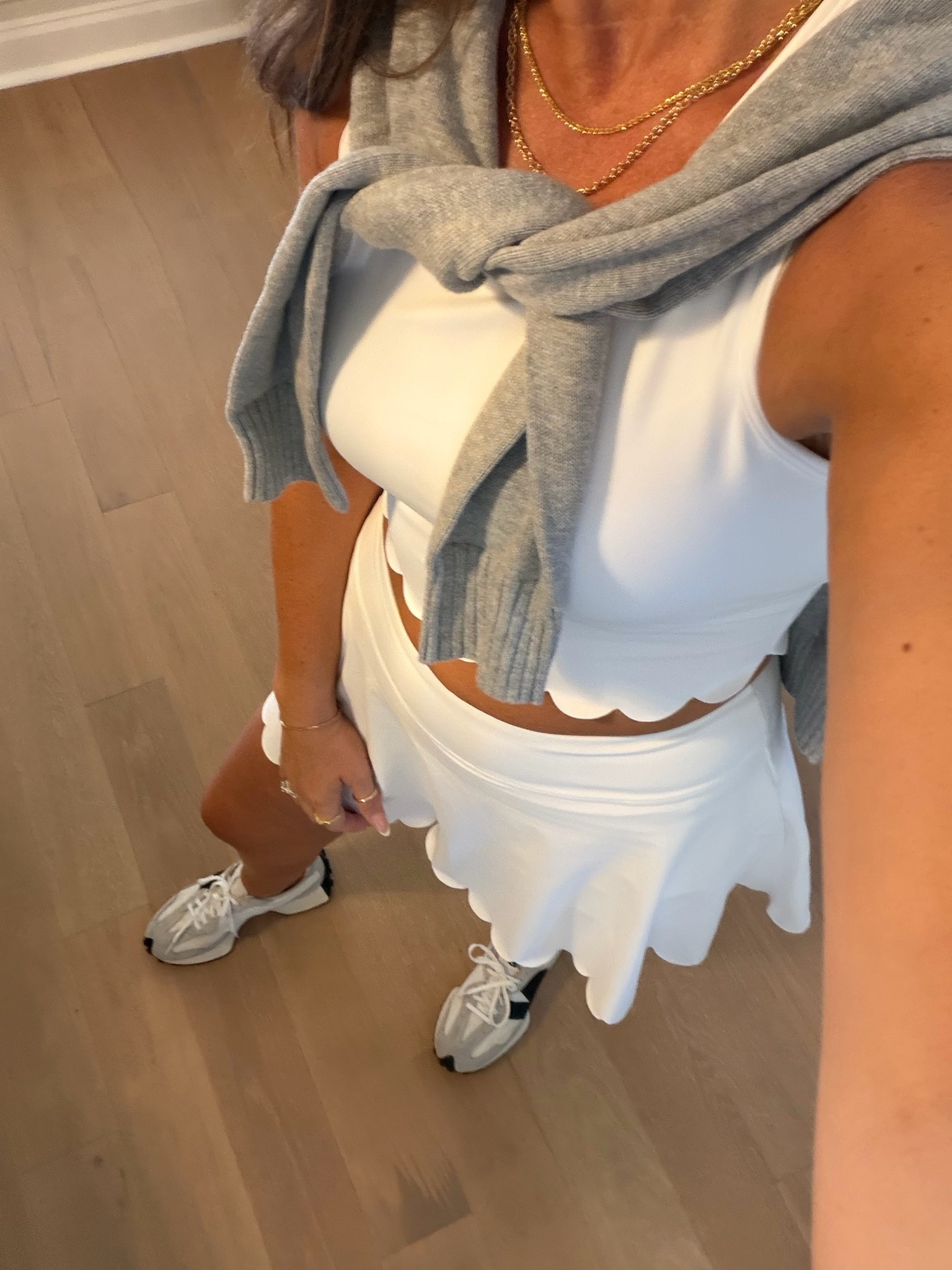Love this scalloped detail athleisure  skirt set!

#LTKootd #LTKfitnessgoals #LTKActive