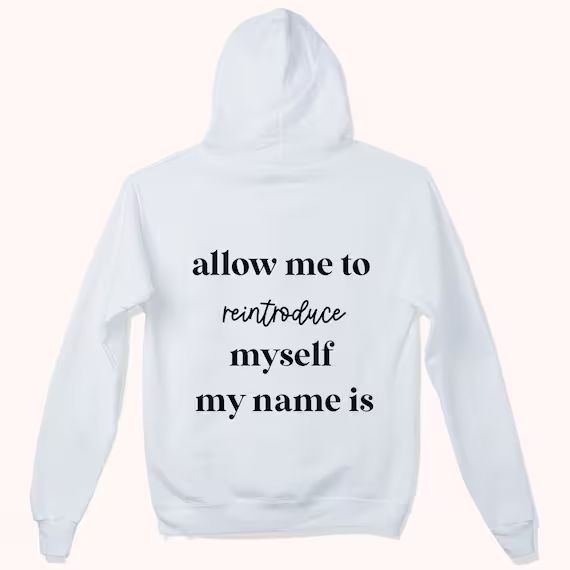 Reintroduce Myself Hoodie | Etsy (US)