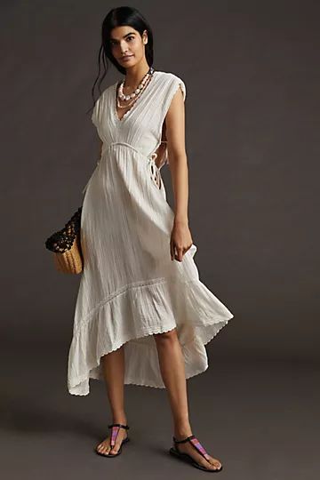 The Silvana High-Low Cover-Up Dress | Anthropologie (US)