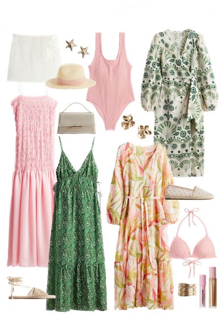 H&M new arrivals, summer dresses, pink green resort wear beach vacation outfit swim travel farm Rio looks for less 

#LTKFindsUnder50 #LTKSaleAlert #LTKStyleTip