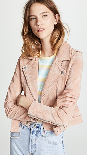 Candy Crush Suede Moto Jacket | Shopbop