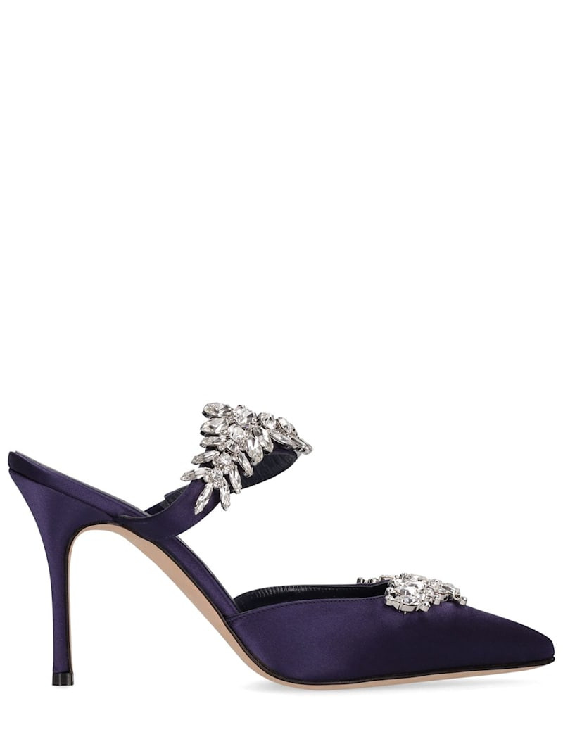 90mm Lurum satin mules | Luisaviaroma