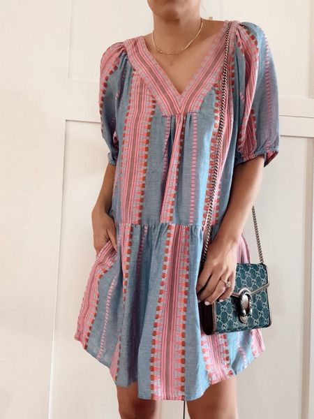 Summer dress from Shopbop, love the color and print
Size small

#LTKStyleTip
