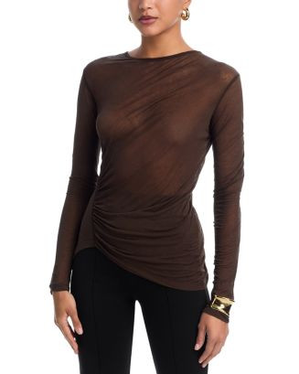 Helmut Lang Ruched Top | Bloomingdale's Women | Bloomingdale's (AU)