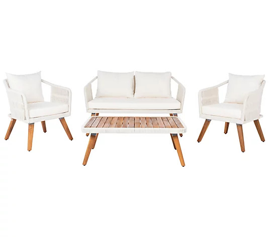 Raldin Rope 4-Piece Living Set by Valerie - QVC.com | QVC