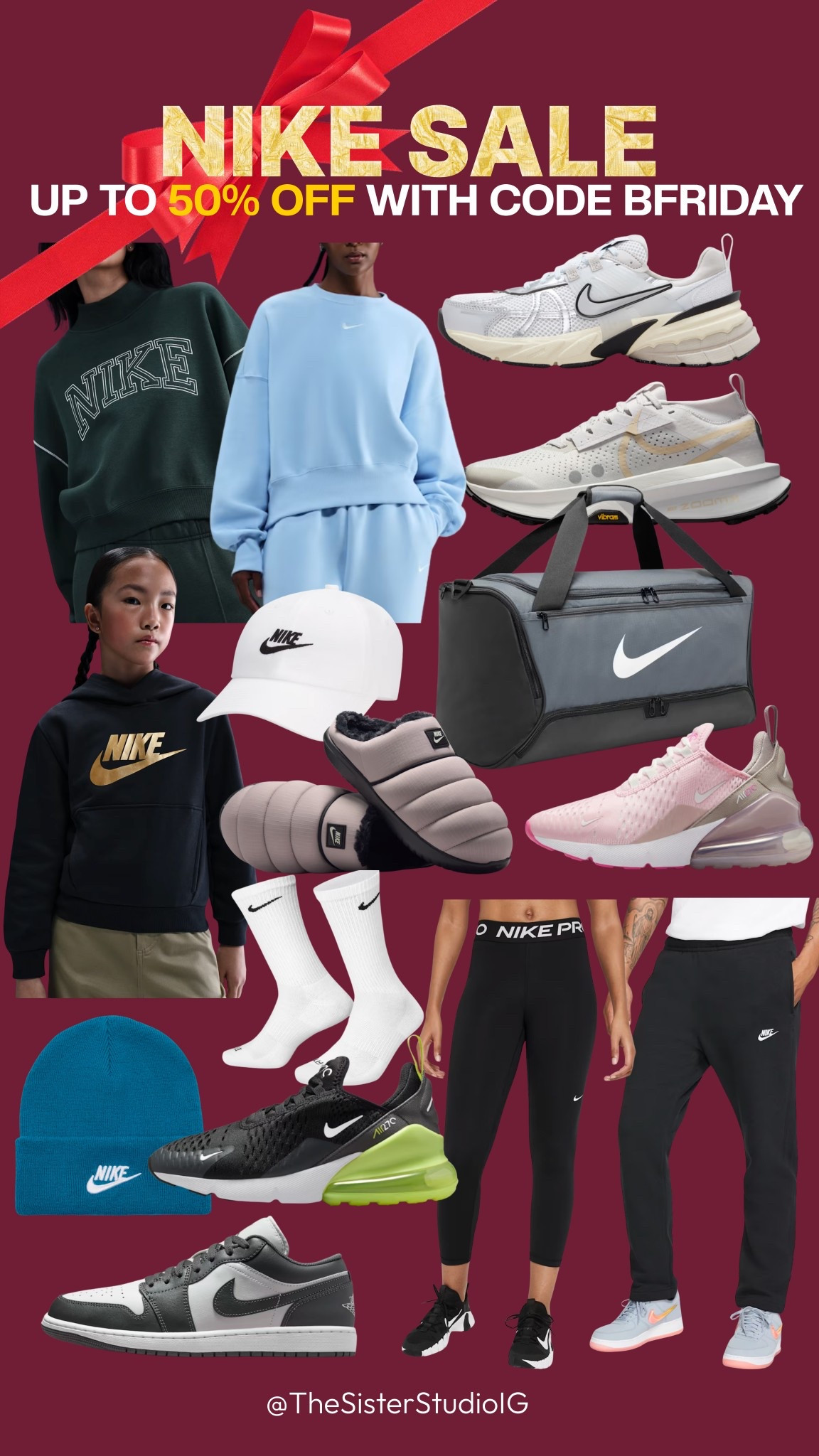 Nike Black Friday SALE! Code: BFRIDAY

#LTKGiftGuide #LTKCyberWeek #LTKHoliday