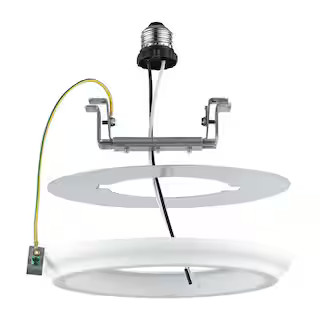 PRIVATE BRAND UNBRANDED 4 in. or 6 in. Recessed Lighting Conversion Kit for Pendants, Chandeliers... | The Home Depot