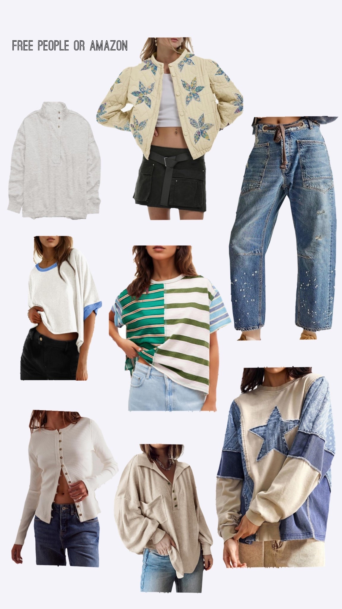 Free People spring style on a budget
 💙💛💚

#LTKootd #LTKSeasonal