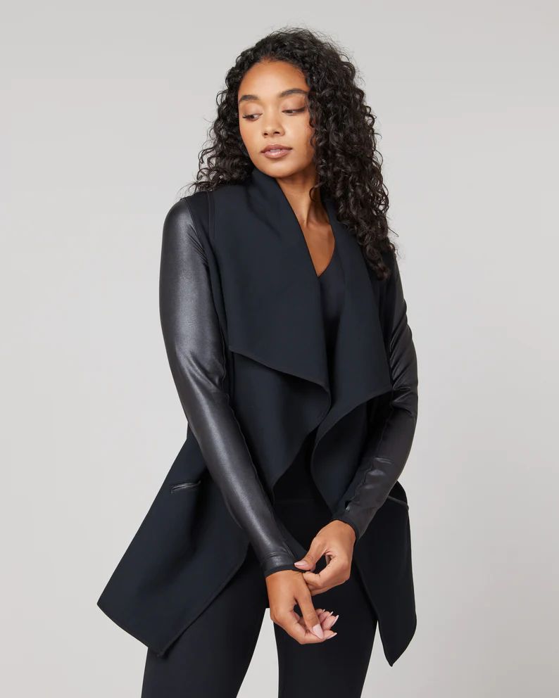 Drape Front Jacket | Spanx