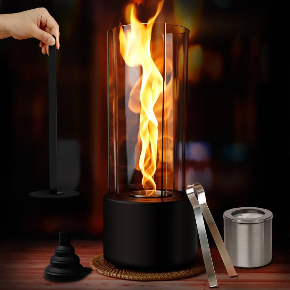 Tornado Tabletop Fire Pit - Portable Indoor Fireplace for Balcony, Patio, and Home Decor, for Hou... | Amazon (US)