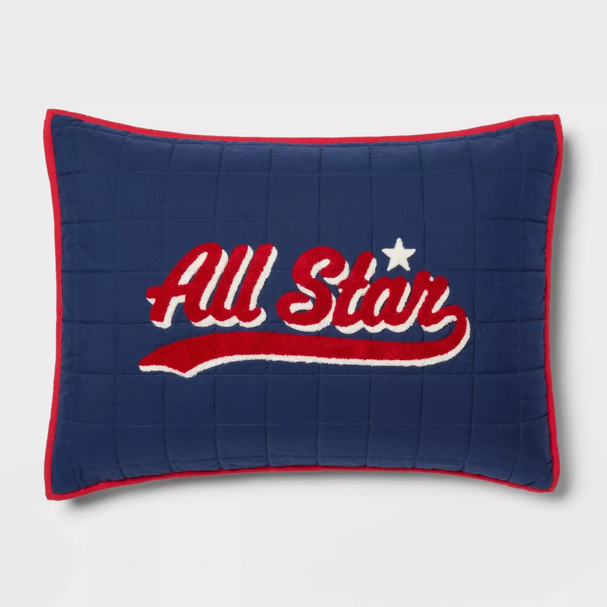 Standard All Star Sports Kids' Pillow Sham Blue - Pillowfort™ | Target