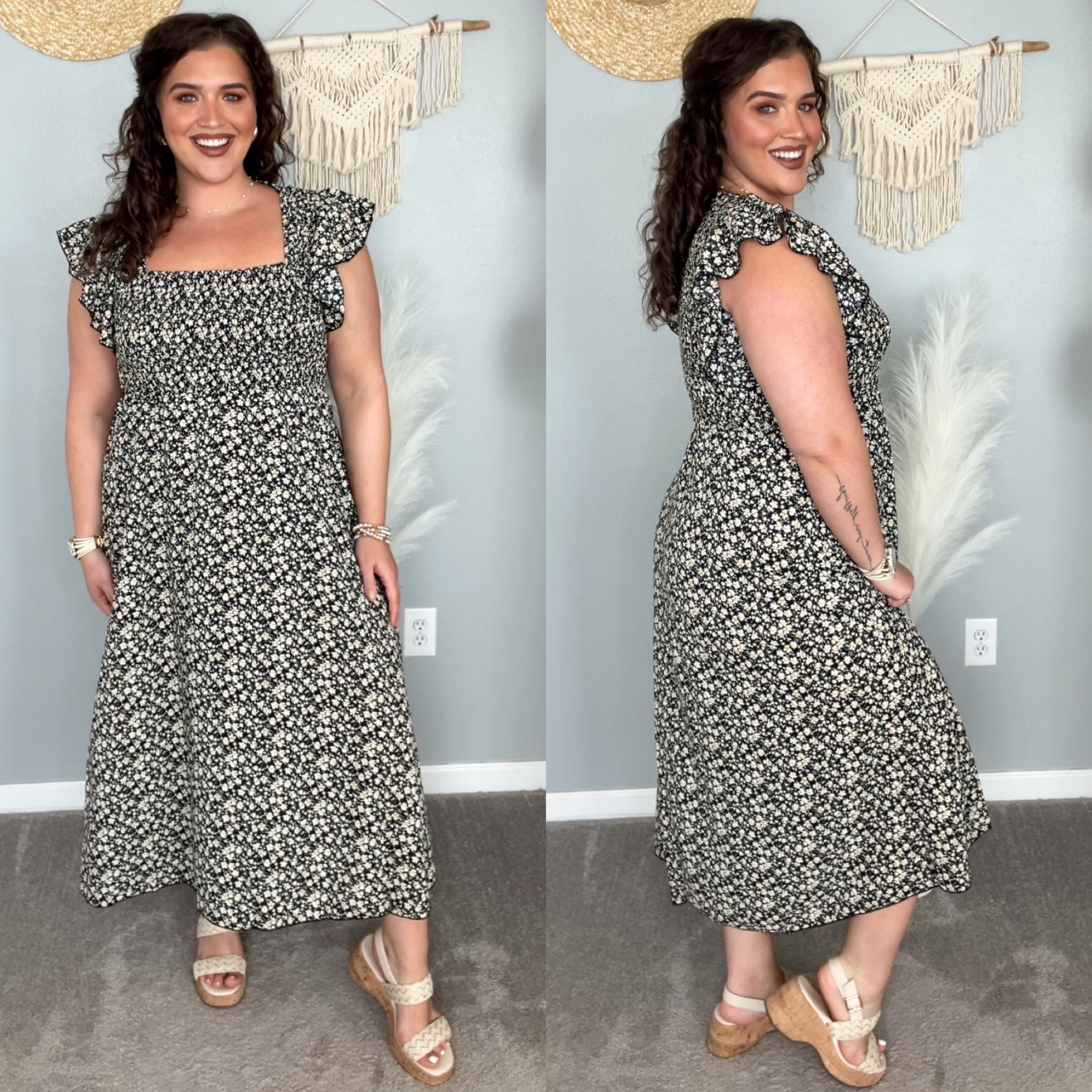 Midsize affordable Fall transition dress 🍂👗🌾 
Size: XL
Use code “ASHLEYB15” to save 15% off $65 sitewide
#midsizeoutfits #ootd #dresses #casualoutfit #teacheroutfit #familyphotos #fallfashion #floral #maxidress #pumpkinpatch #affordablefashion #styleinspo #wedges

#LTKSeasonal #LTKmidsize #LTKstyletip