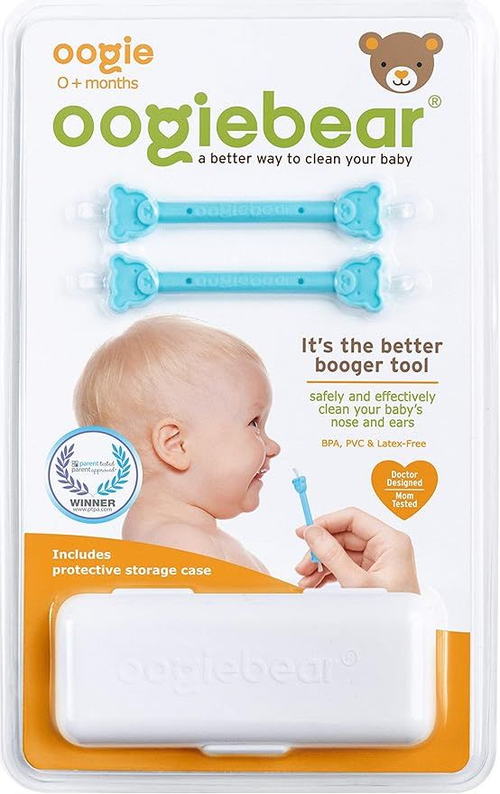 oogiebear - Patented Nose and Ear Gadget. Safe, Easy Nasal Booger and Ear Cleaner for Newborns an... | Amazon (US)