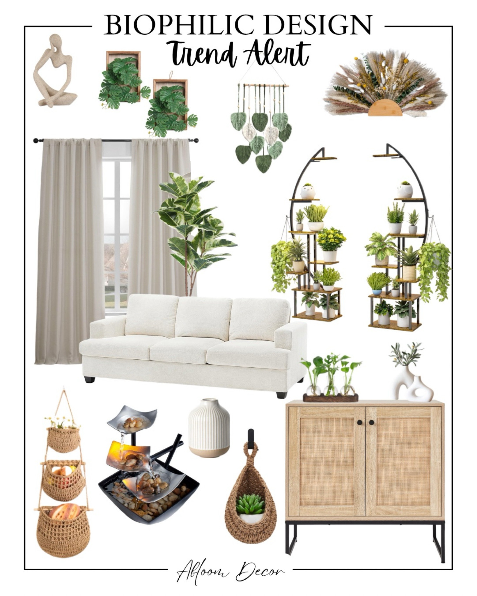 Check out the Biophilic design style trend! It’s all about bringing the outdoors inside.

#LTKHome