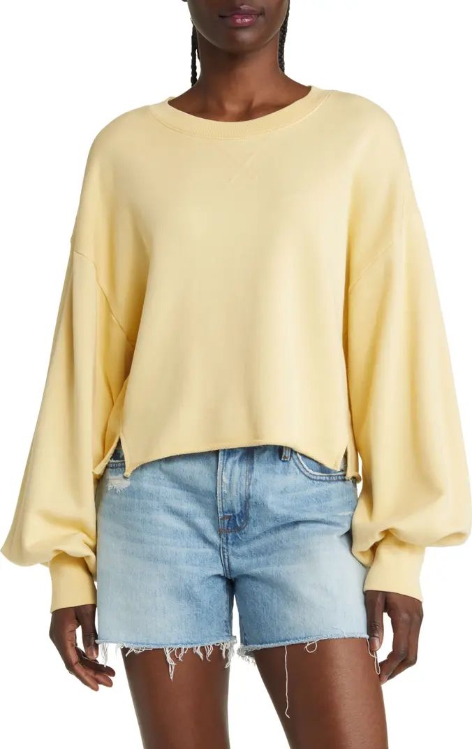 Easy Shirttail Sweatshirt | Nordstrom