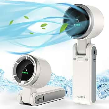 Portable Handheld Turbo Fan, 5 Gear Wind, Battery Operated, Up to 12 Working Hours, 3 IN 1 Hand F... | Amazon (US)