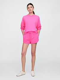 Oversized French Terry V-Neck Sweatshirt | Gap Factory