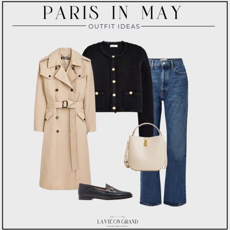 What to pack for Paris in May
Tweed Jacket
Denim 
Trench Coat
Loafers 

#LTKover40 #LTKtravel #LTKstyletip