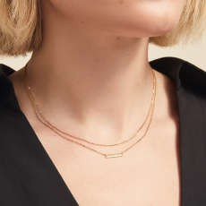Layered Bar Necklace - $110 | Mejuri (Global)