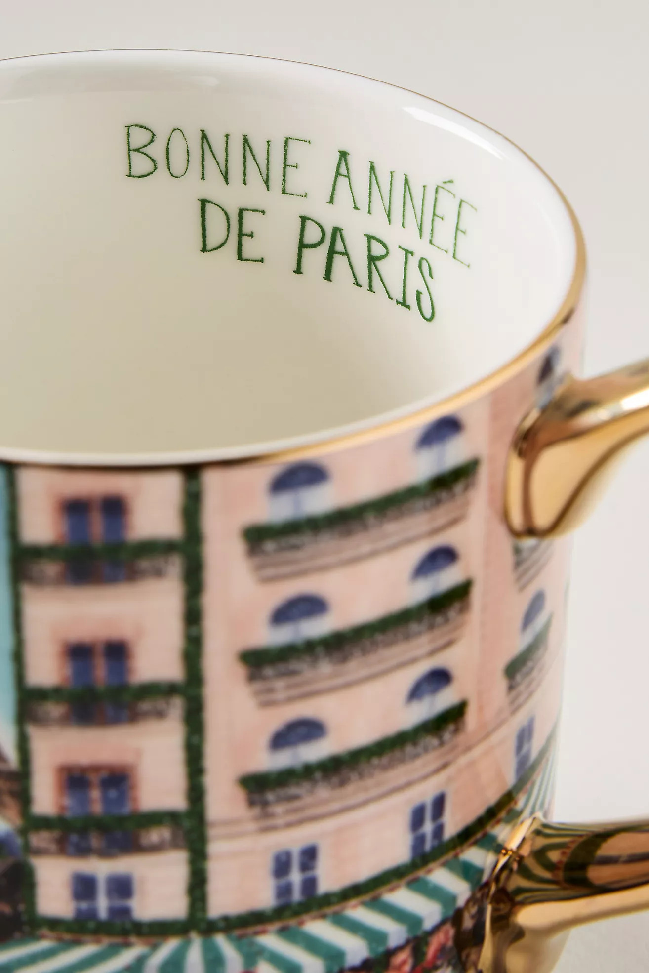 Holiday in the City Stoneware Mug | Anthropologie (US)