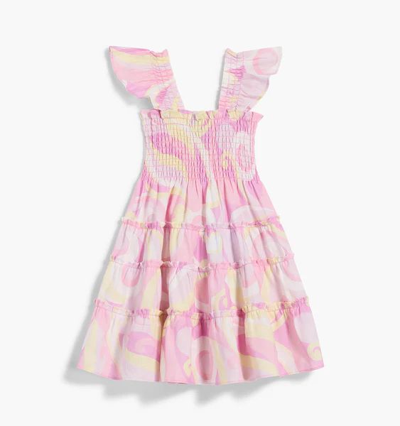 The Tiny Ellie Nap Dress - Candy Kaleidoscope Linen | Hill House Home