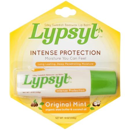 Lypsyl Intense Protection Lip Balm Original Mint .10 oz. | Walmart (US)