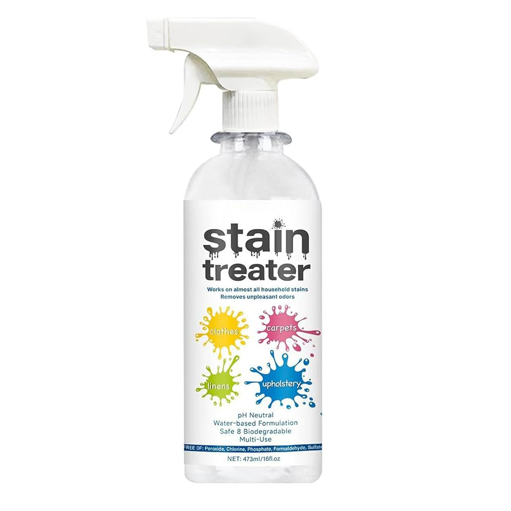 16oz Stain Remover For Baby Clothes Laundry, Stain Remover Spray, Enzyme Fabric Treatment for Foo... | Amazon (US)