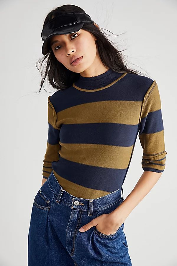 Raleigh Tee by We The Free at Free People, Army Dark Combo, S | Free People (Global - UK&FR Excluded)