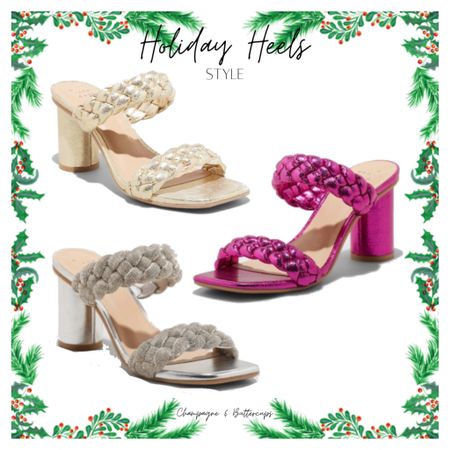 🎄Holiday heels!! The gold and pink are so vibrant but the show stopper is the silver rhinestone pair! STUNNING😍
*Fit Tip- runs TTS

#holidayheels #christmasheels #holidayoutfit #holidaystyle #rhinestoneheels #christmasstyle #heels #targetheels

#LTKHoliday #LTKshoecrush #LTKSeasonal