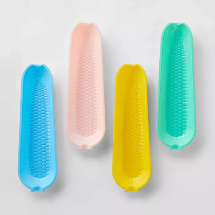 4pk Corn Dishes Summer Colors - Sun Squad™ | Target