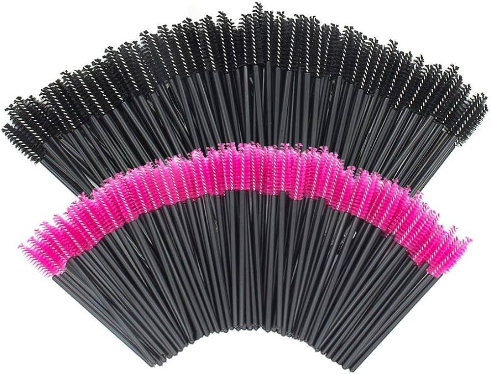 200 PCS Disposable Eyelash brush Mascara Wands Spoolies for Eye Lash Extension, Eyebrow and Makeu... | Amazon (US)