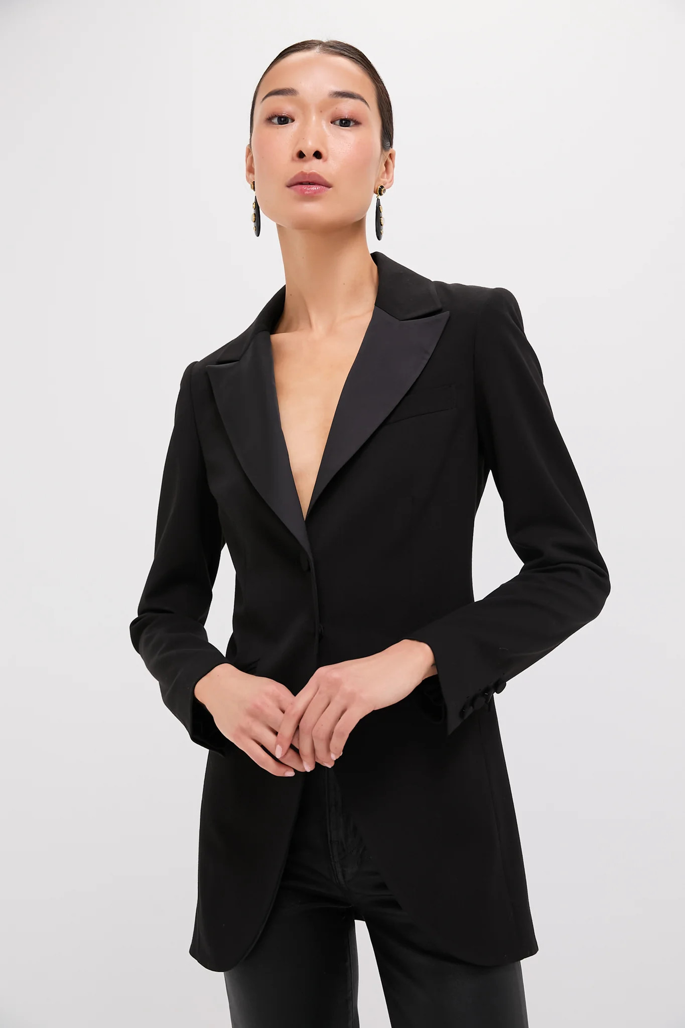 Satin Lapel Emile Blazer | Tuckernuck (US)