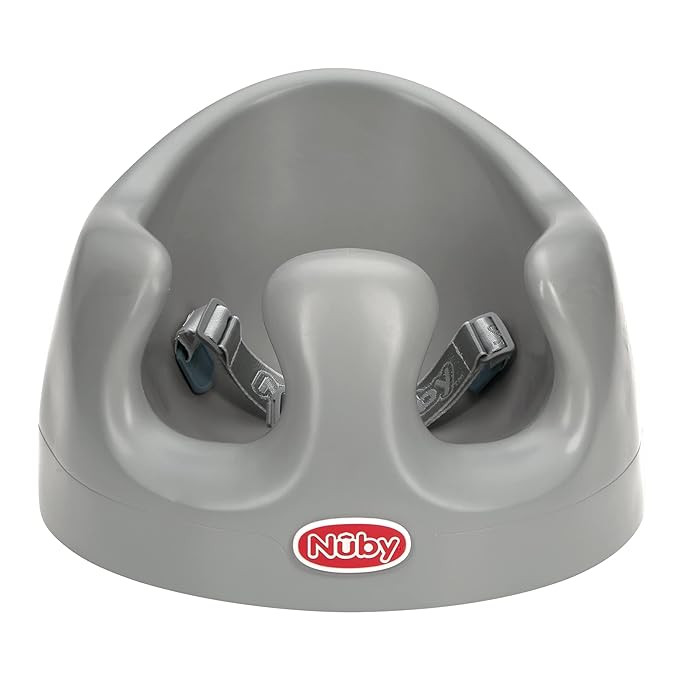 Nuby My Floor Seat, Soft Foam Cushion with Safety Harness and High Back Design, for Ages 4-12 Mon... | Amazon (US)