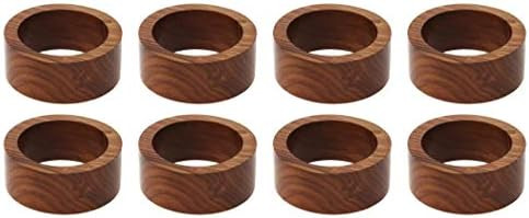 Amazon.com: Handmade Wood Napkin Ring Set With 8 Napkin Rings (set of 8, Wood) : Home & Kitchen | Amazon (US)