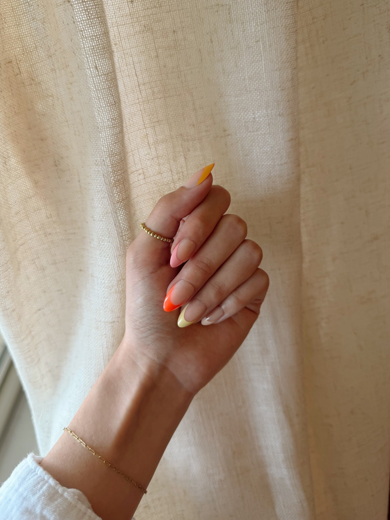 The cutest press on nails 🌺☀️ 

#LTKSeasonal #LTKU #LTKselfcare