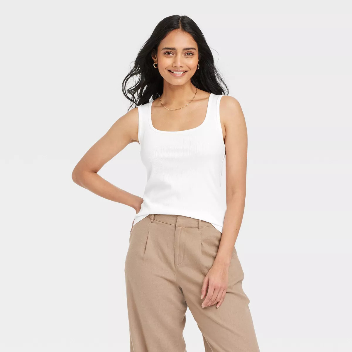 Women's Ribbed Tank Top - A New Day™ | Target