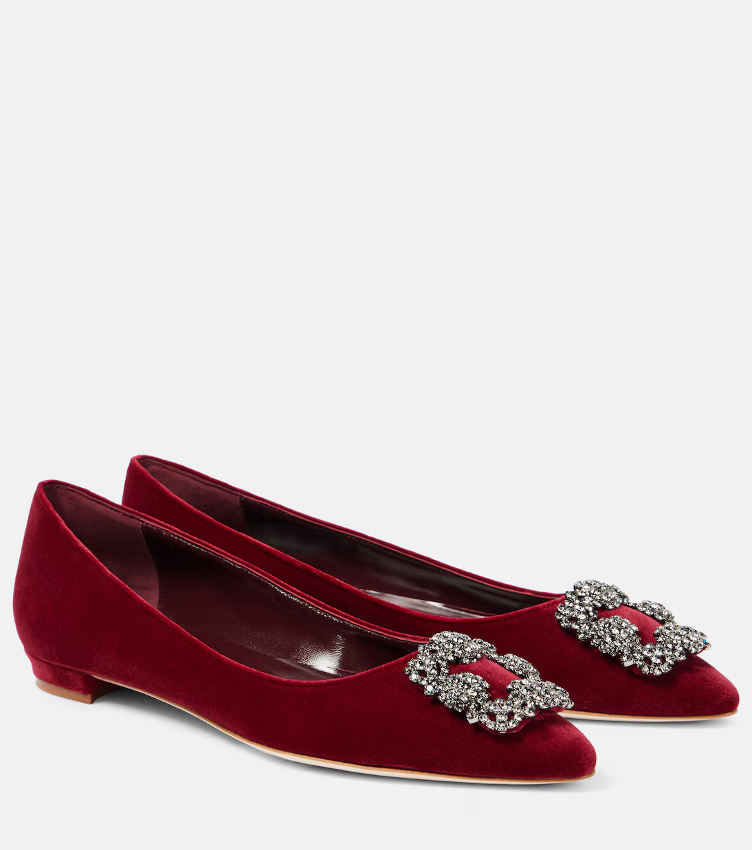 Hangisi embellished velvet ballet flats | Mytheresa (US/CA)