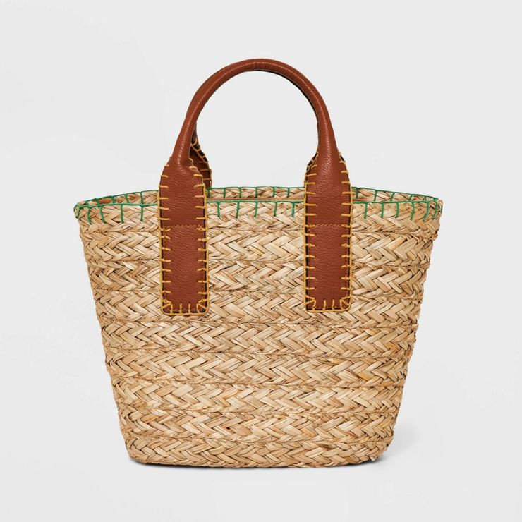 Straw Mini Tote Handbag - Universal Thread™ | Target