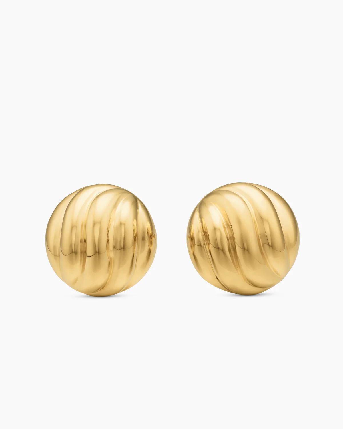 Sculpted Cable Stud Earrings | David Yurman