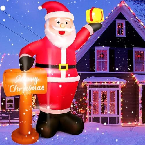 Christmas Inflatables Decorations Outdoor, 6FT Inflatable Christmas Blow Ups for Yard, Garden, La... | Amazon (US)