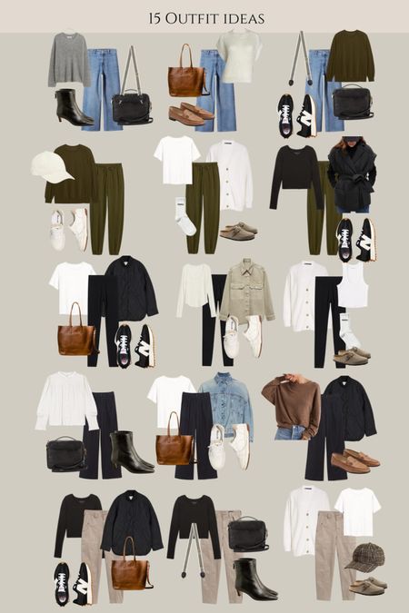 15 outfit ideas / fall capsule wardrobe 2023 

Fall outfit / 

#LTKunder50 #LTKstyletip #LTKSeasonal