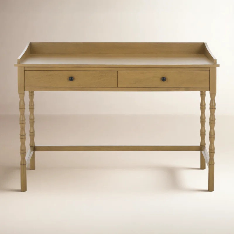 Mia Writing Desk with Drawers | Wayfair North America