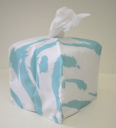 CHARMING KLEENEX TISSUE BOX COVER IN ABSTRACT BLUE PORTHAULT FABRIC  TT320  | eBay | eBay US