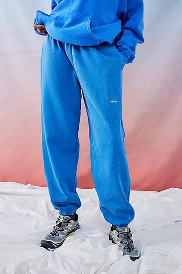 iets frans... Bright Blue Cuffed Joggers | Urban Outfitters (EU)
