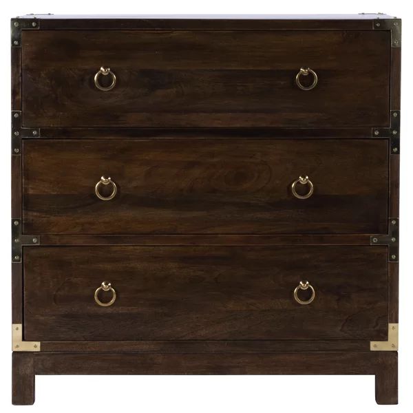 Aerial 28'' Tall 3 - Drawer Accent Chest | Wayfair North America